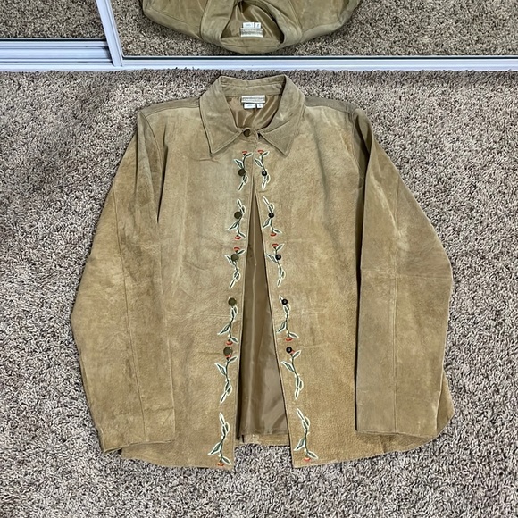 Flower Embroidered Jacket